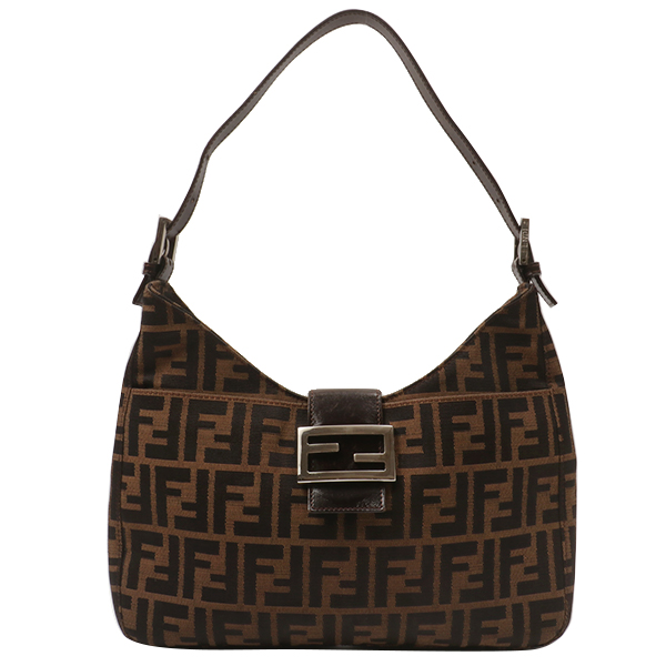 FENDI FFズッカパターンマンマバケット ブラウン／シルバー｜VINTAGE 
