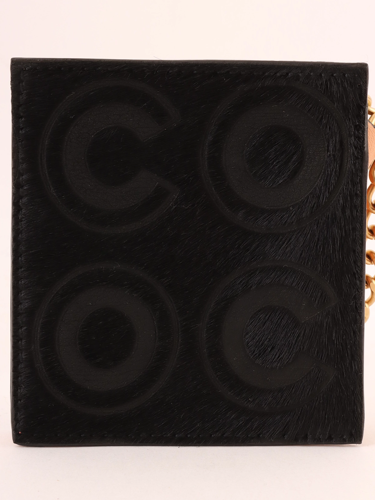 CHANEL 2000年頃製 ハラコロゴエンボスCCマークチャームコイン
