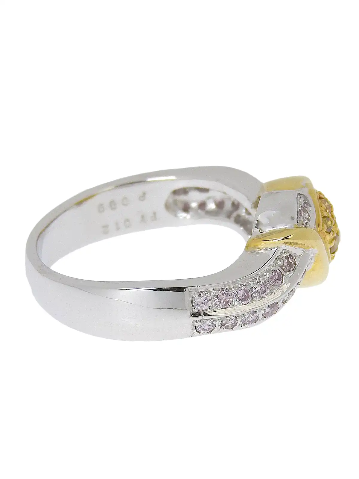 Selection Jewelry 18Kプラチナカラーダイヤモンドデザイン