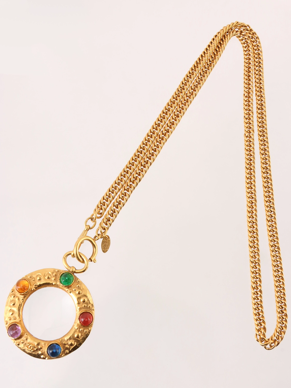 CHANEL 1988年製 グリポワルーペミニCCマークロングネックレス CHANEL 1988年製 グリポワルーペミニCCマークロングネックレス