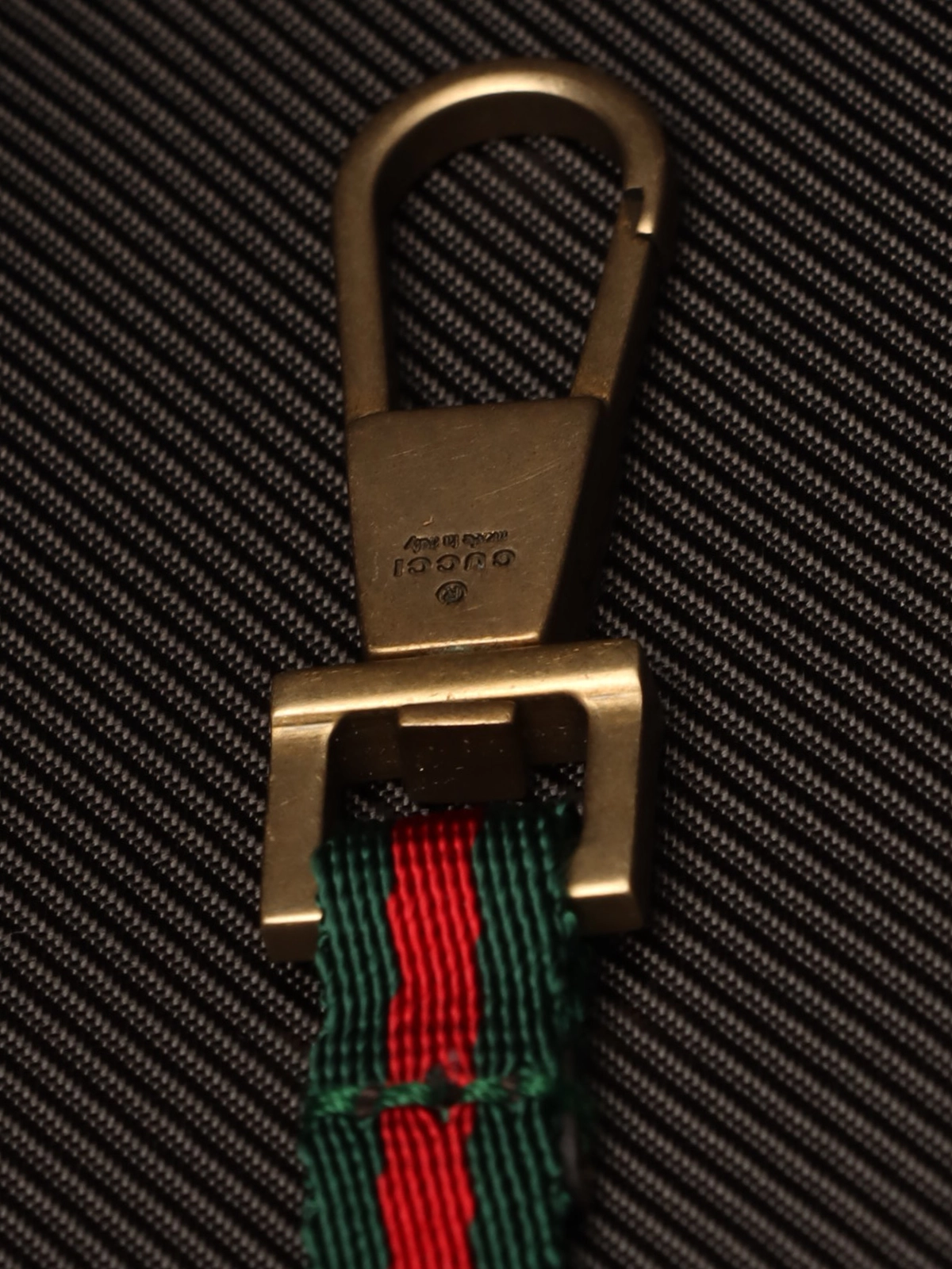 GUCCI キャンバスGGパターンシェリーライントートバッグ