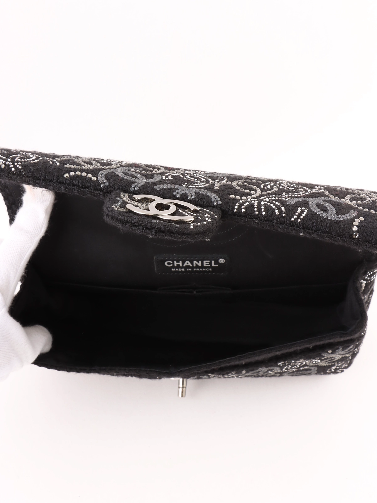CHANEL ブラック リブ編み トップス 楽天市場】シャネル CHANEL トップス(白襟付) 衣料品 トップス
