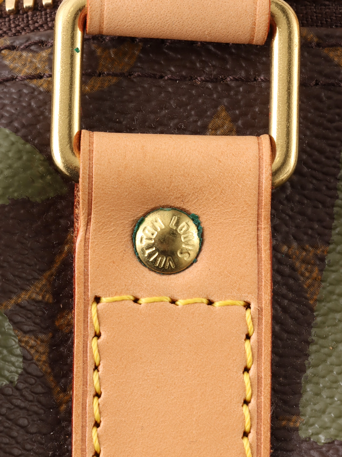 ◆LOUIS VUITTON　ヴィンテージ　キーポル50　モノグラム・キャンバス LOUIS VUITTON 2001年製 キャンバスモノグラムグラフィティ