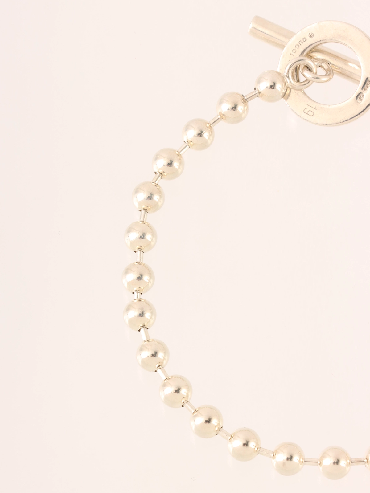 GUCCI ボールチェーン　ブレスレット GUCCI - 極美品✨️✨ GUCCI ボールチェーン ブレスレット