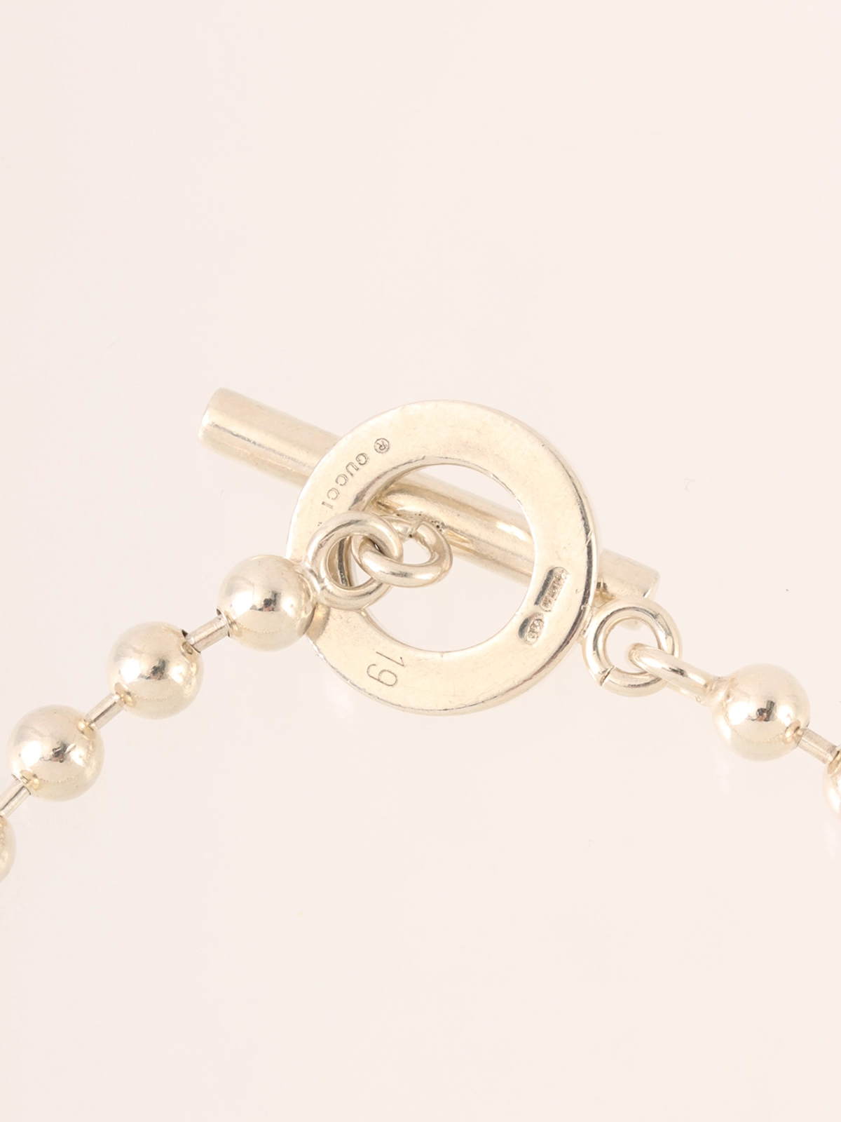 GUCCI 925ボールチェーンブレスレット シルバー｜VINTAGE QOO