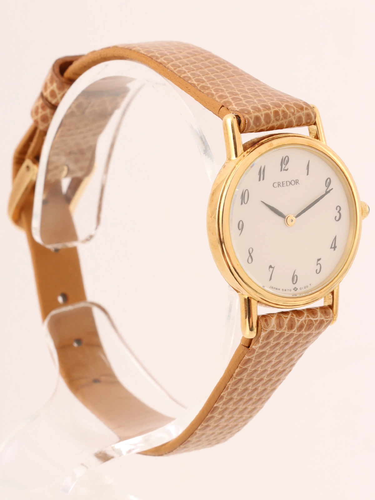 SEIKO クレドール ゴールド／キャメル｜VINTAGE QOO TOKYO