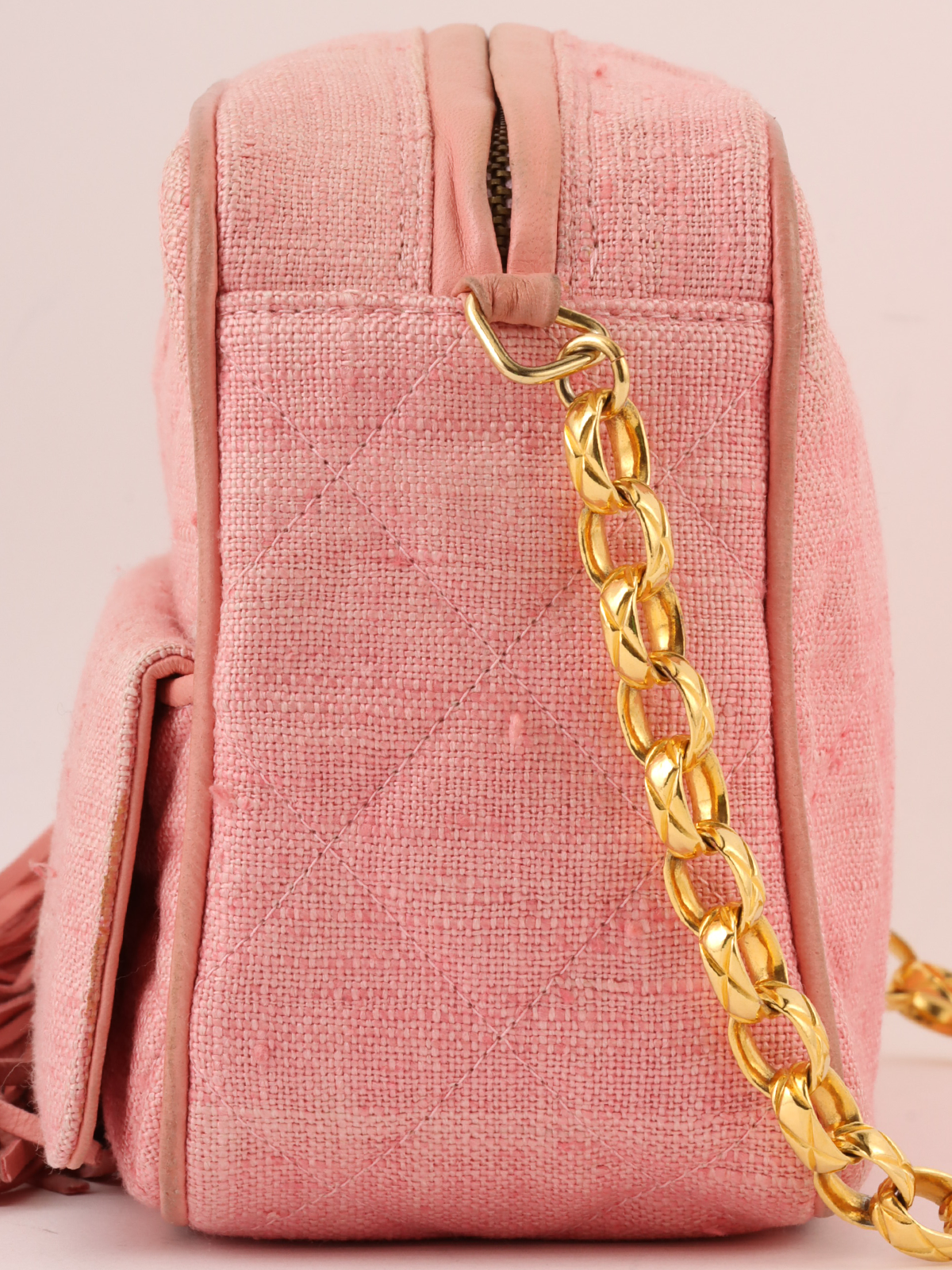 VINTAGE●CHANEL●ヴィンテージ タッセル カメラバッグ Vintage Chanel Camera 1992 Single Flap Bijoux Chain CC 24K
