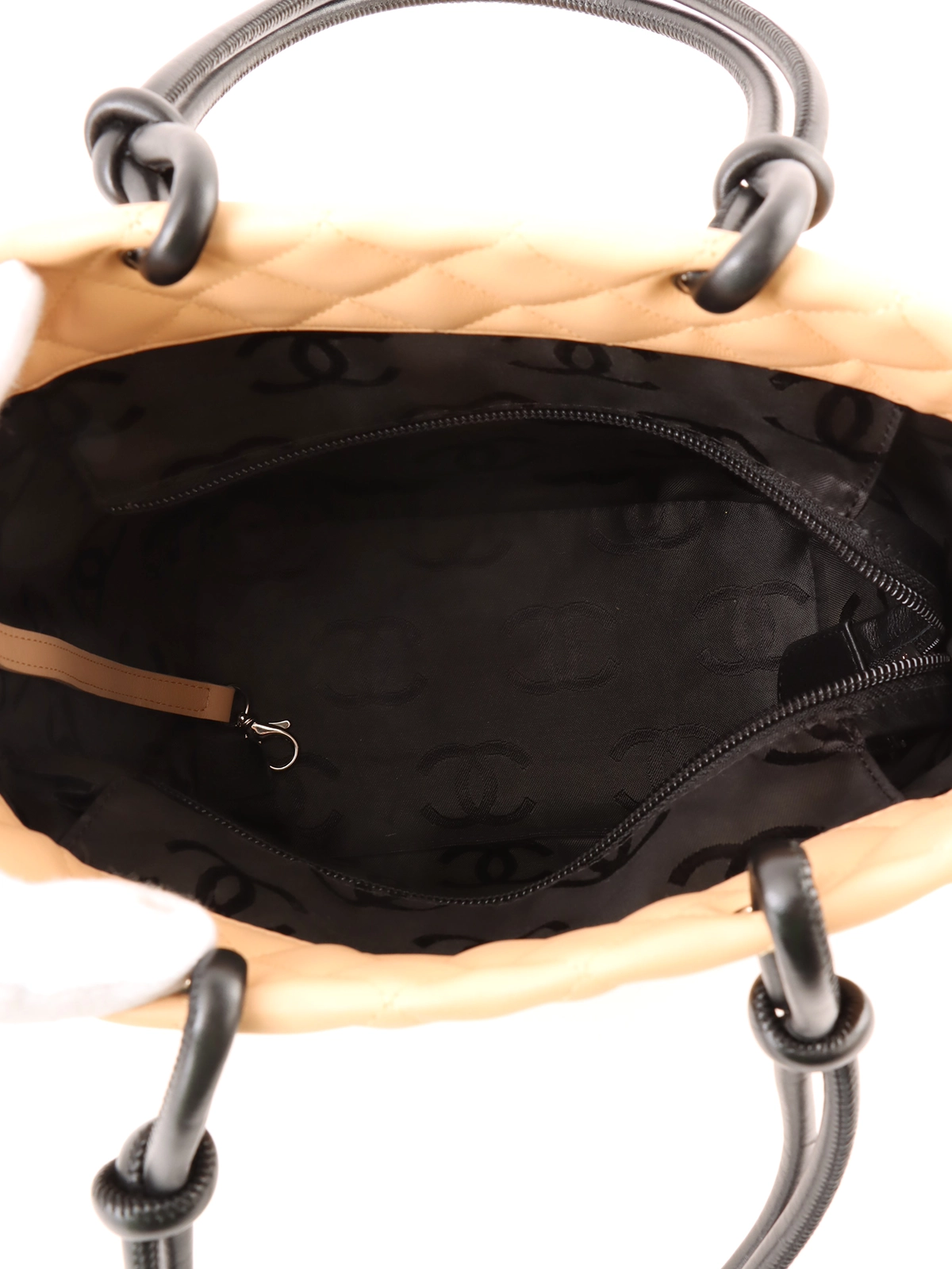 【VINTAGE】CHANEL カンボントートバッグ CHANEL 2004年頃製 カンボントートバッグ ベージュ／ブラック