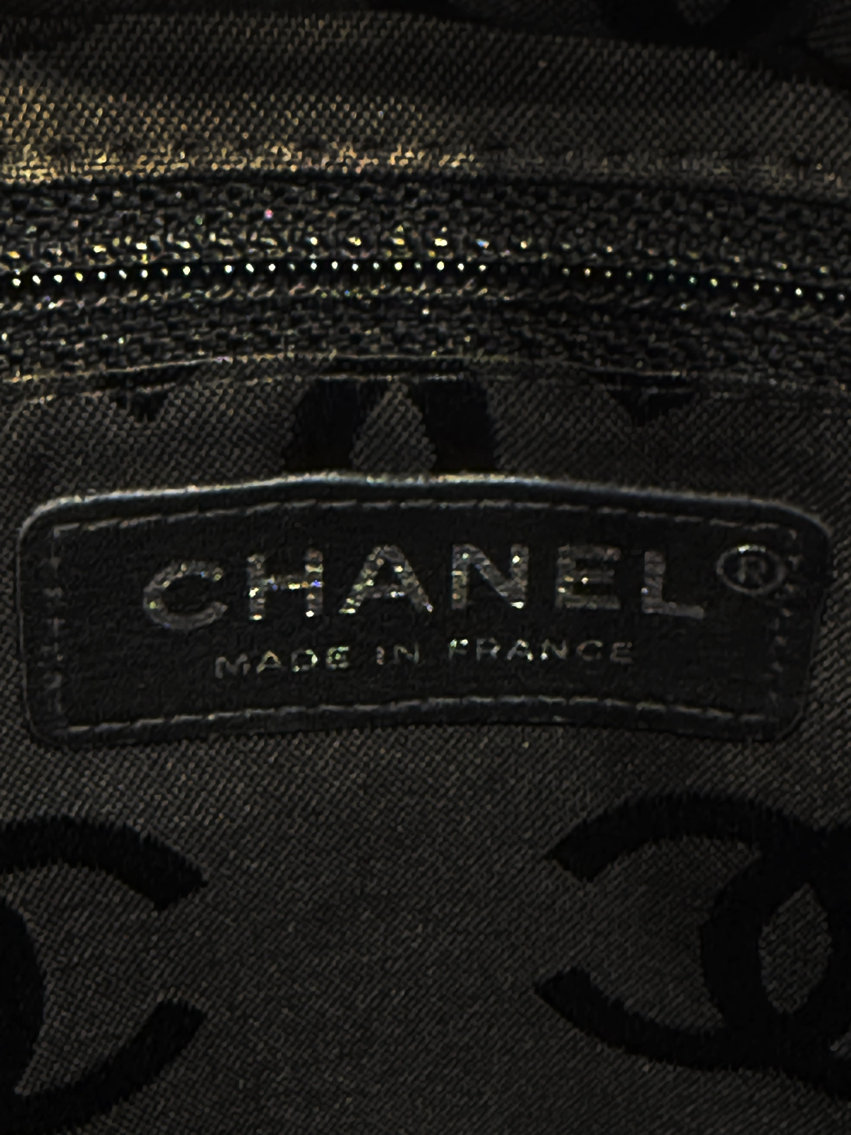 CHANEL 2004年頃製 カンボントートバッグ ベージュ／ブラック