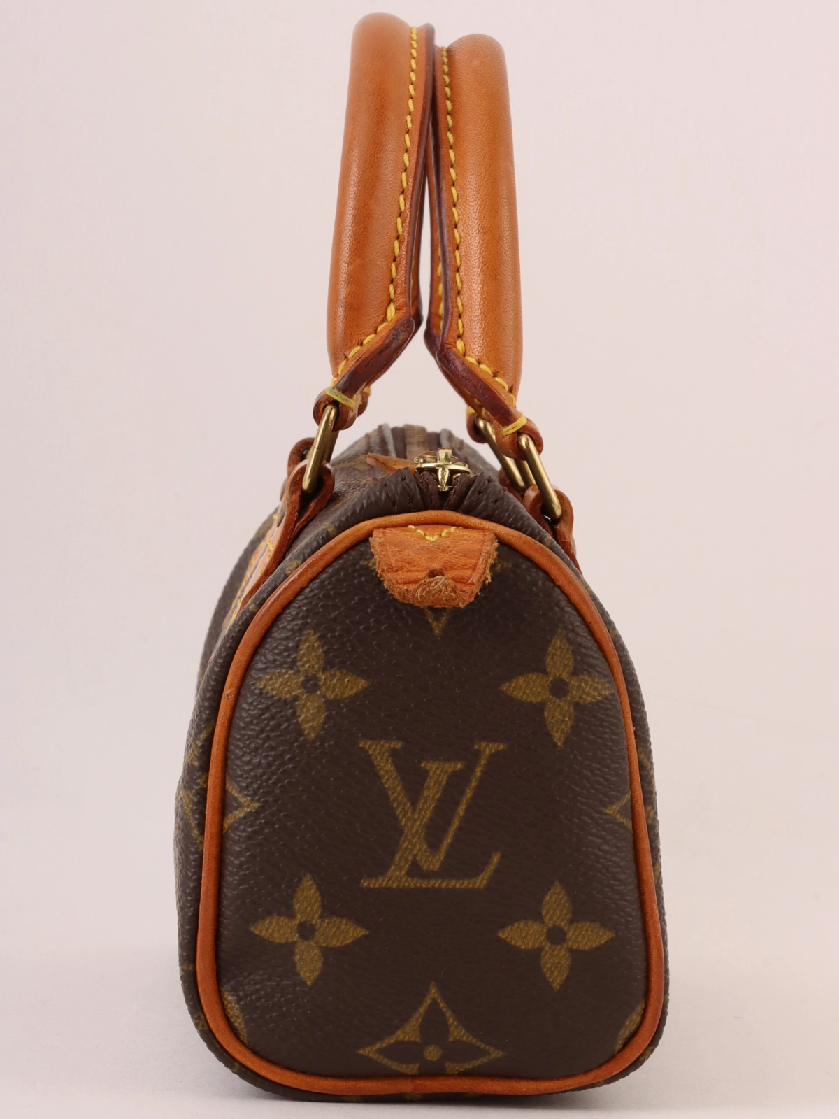 【 ミニスピーディ 】 LOUIS VUITTON モノグラム ヴィンテージ Authentic Louis Vuitton LV Monogram Vintage Mini Nano Speedy