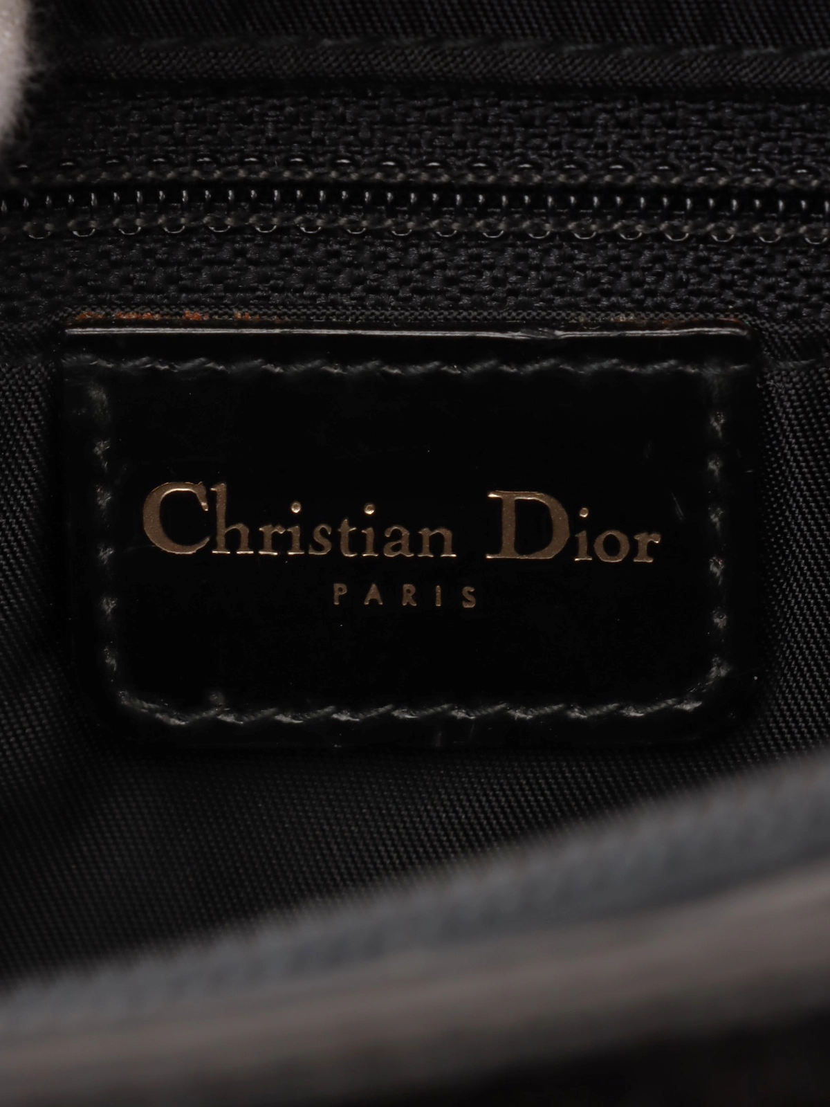 DIOR パテントトロッターパターンレディディオール2wayバッグM