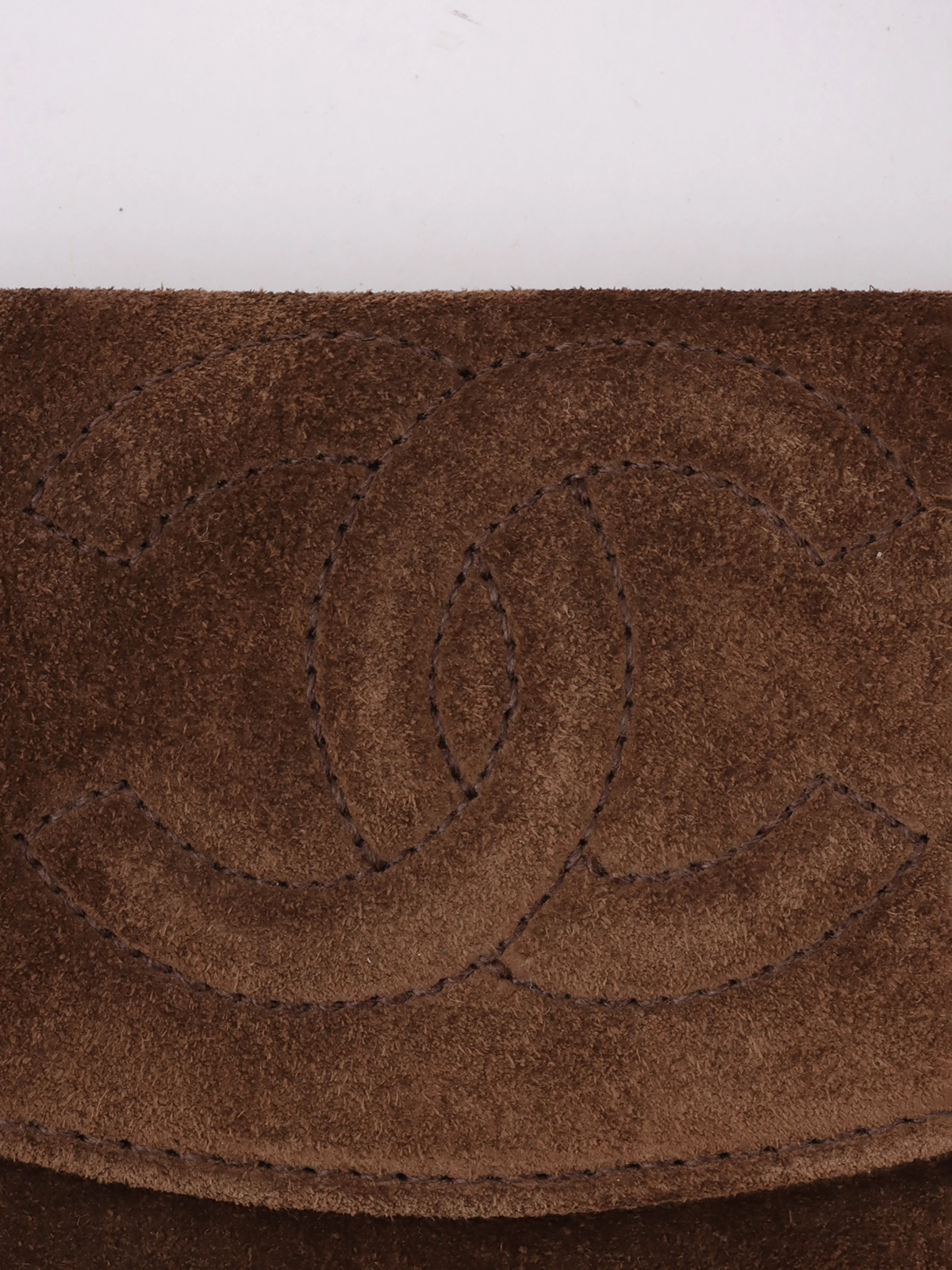 【装いのアクセントに☆】CHANEL ベルトバッグ CHANEL スエードポーチベルトバッグ ブラウン｜VINTAGE QOO