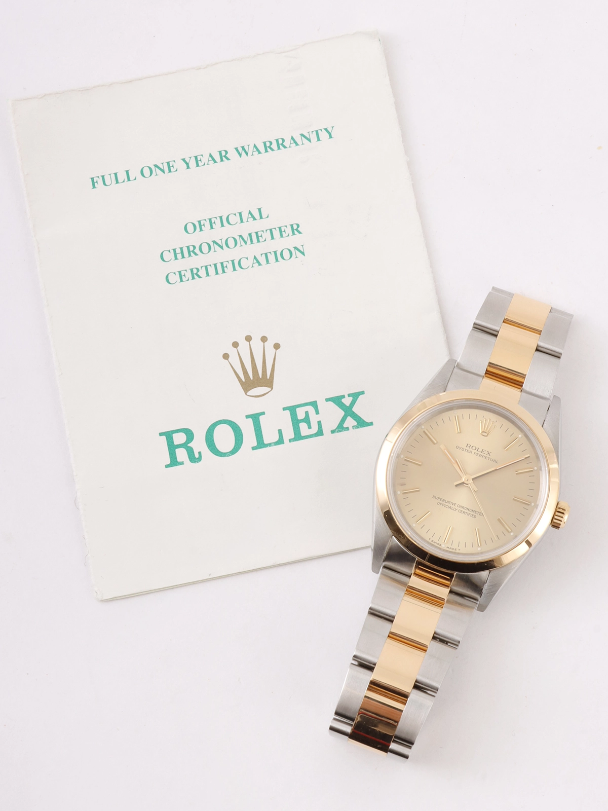 ROLEX オイスターパーペチュアル シルバー／ゴールド｜VINTAGE