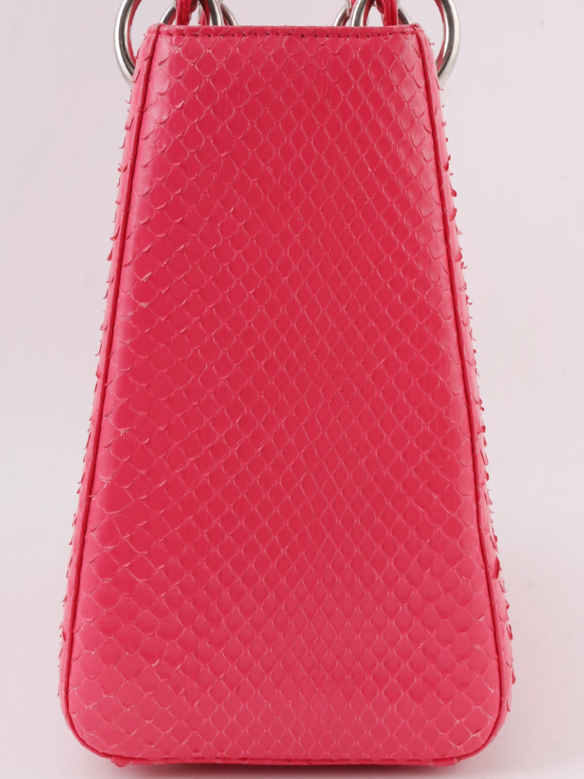DIOR ピンク ロゴ入り ドラムバッグ 1 Lady Dior [中古] ディオール レディディオール MY ABCDIOR