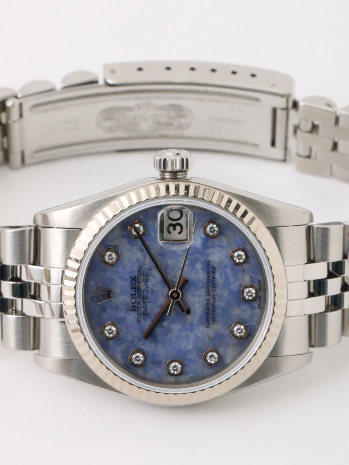 レトロデュオ ROLEX 1998〜1999年頃製 10Pダイヤモンドソーダライトオイスター