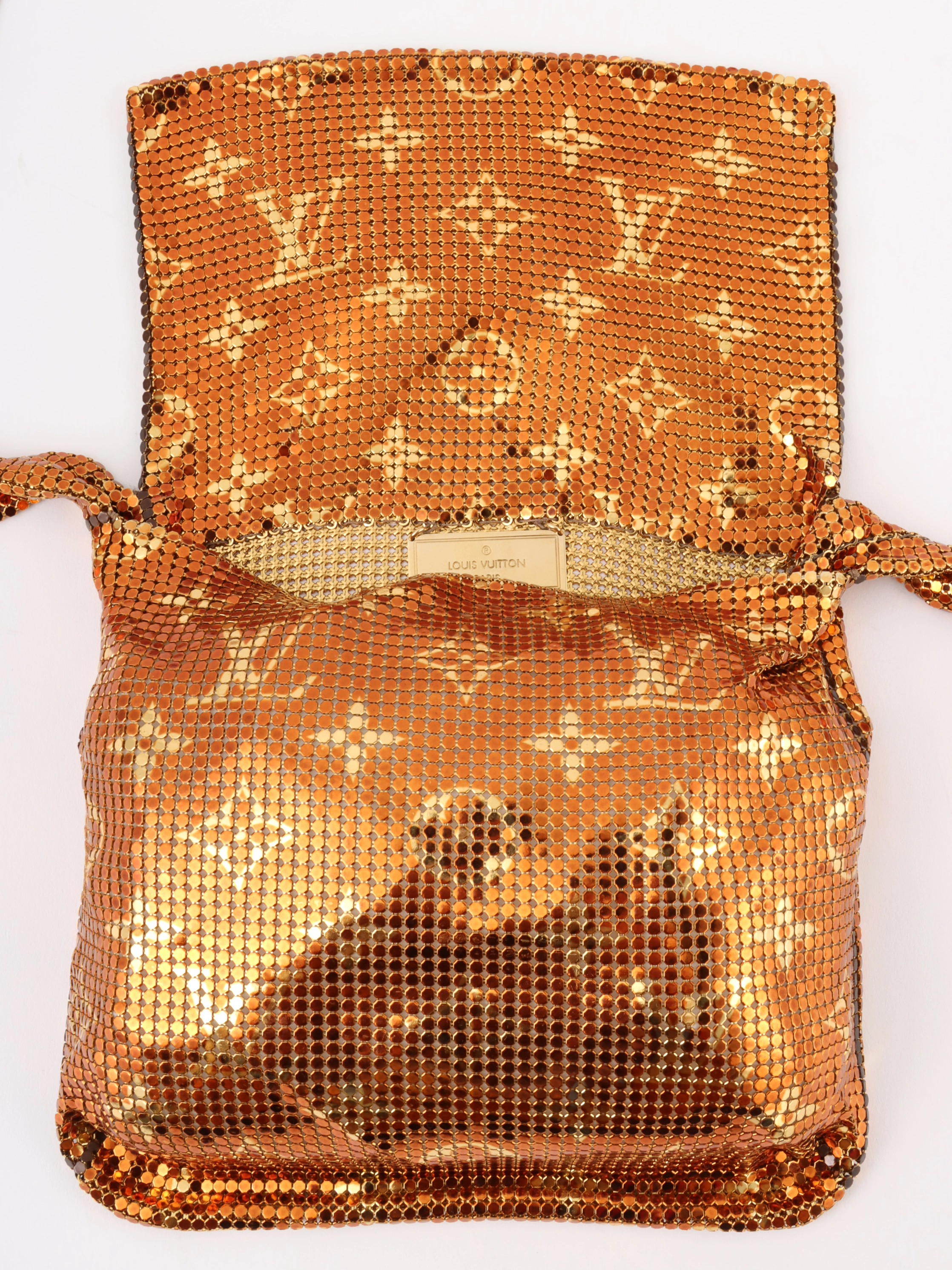 LOUIS VUITTON モノグラムメッシュフランシス ゴールド｜VINTAGE