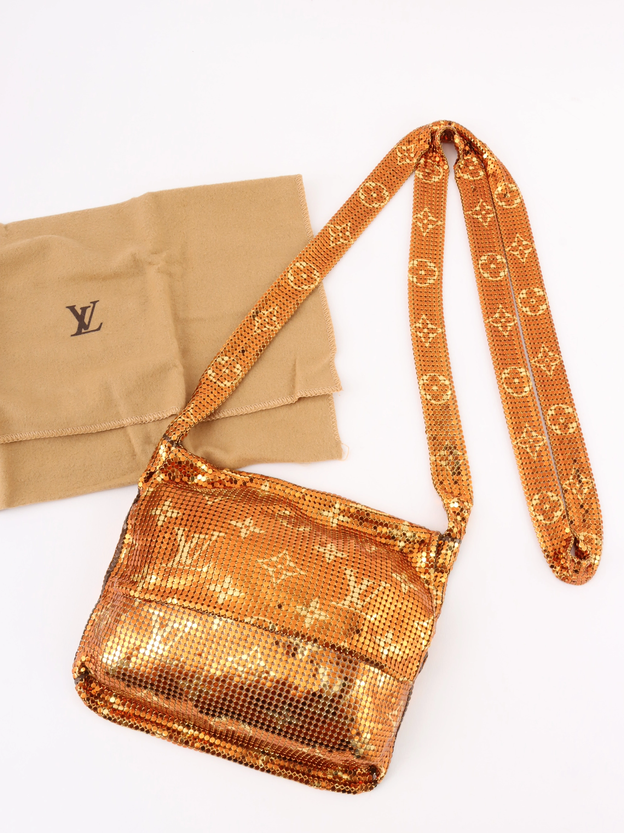 LOUIS VUITTON モノグラムメッシュフランシス ゴールド｜VINTAGE