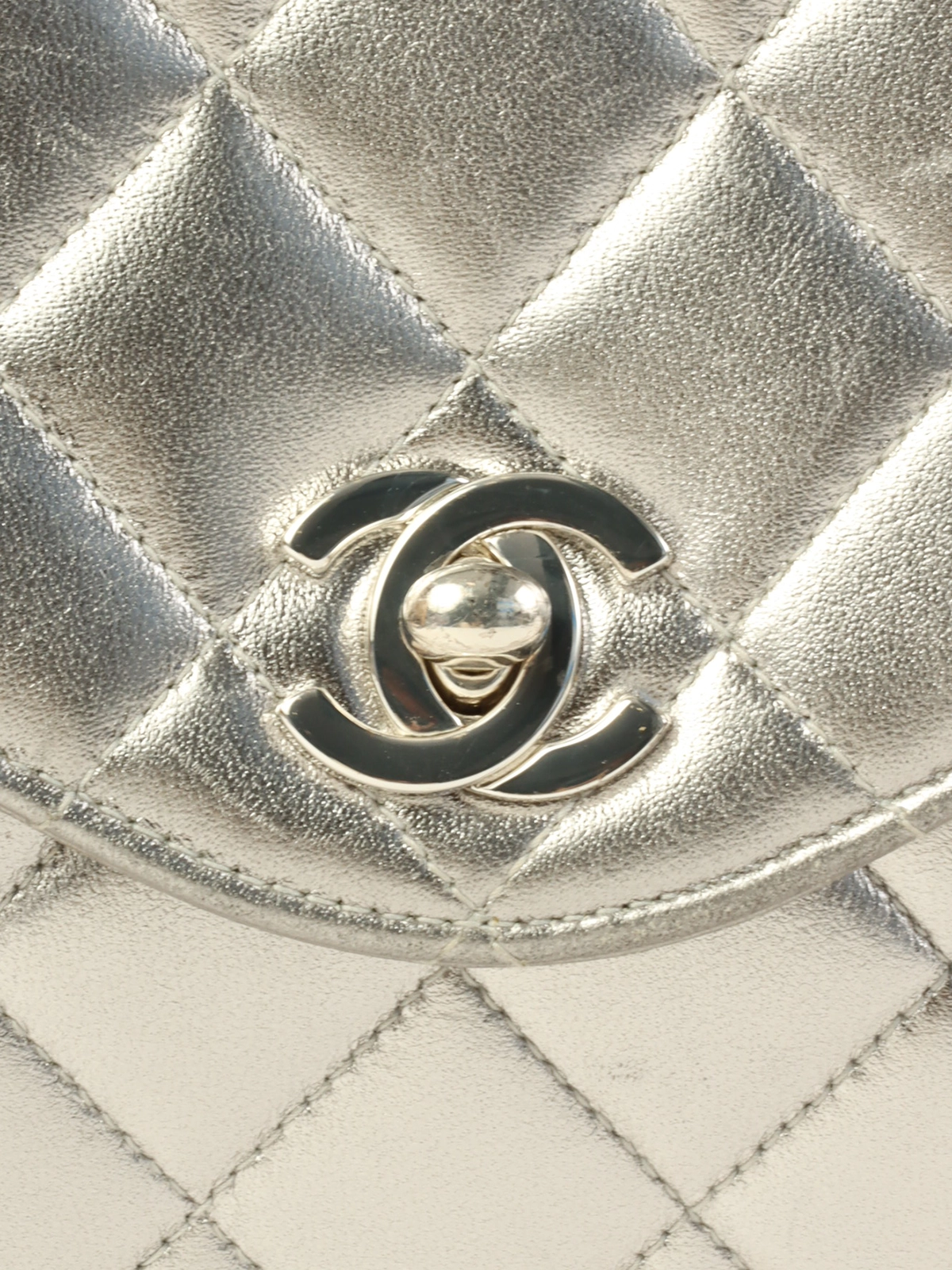 CHANEL 1997年頃製 CCターンロックチェーンハンドバッグ