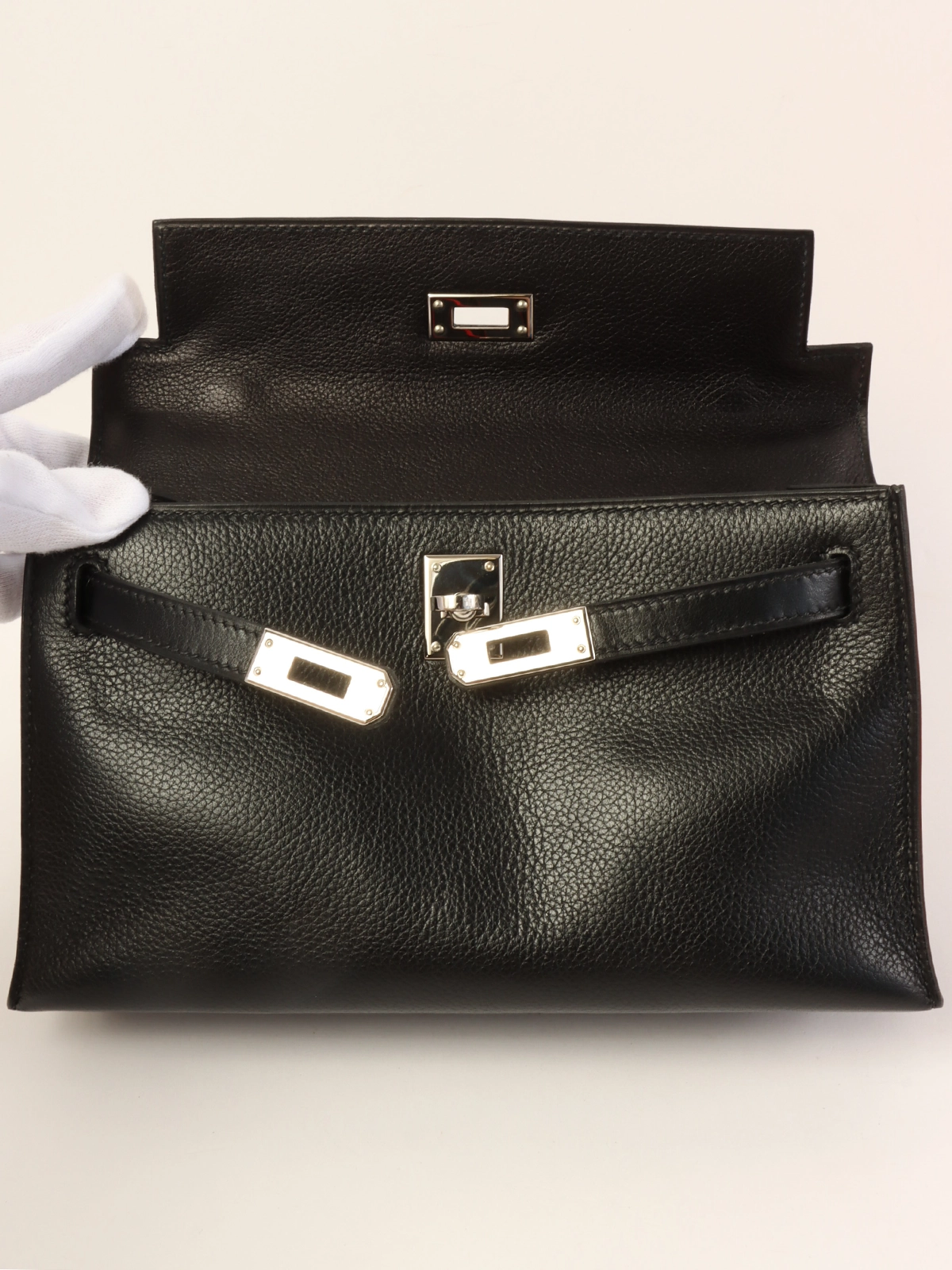 HERMES 2004年製 ポシェットケリー ブラック｜VINTAGE QOO TOKYO