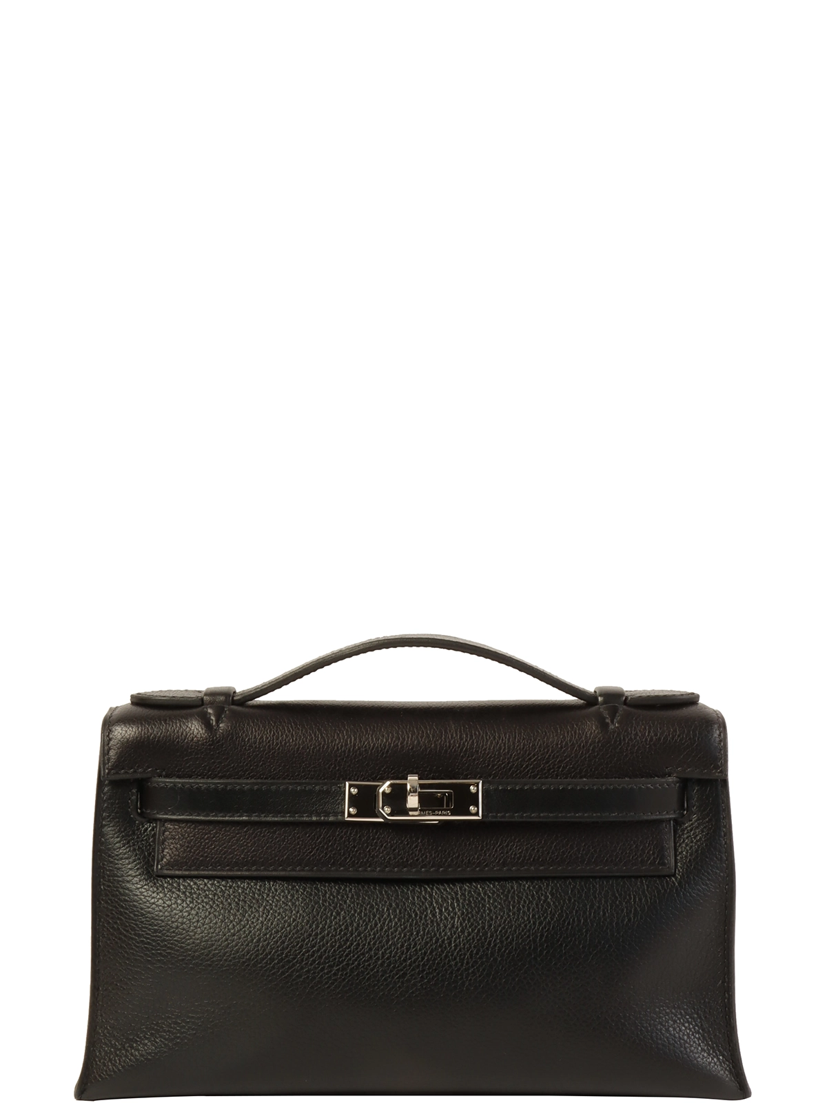 【全商品オープニング価格 特別価格】 HERMES 2004年製 ポシェットケリー ブラック｜VINTAGE QOO TOKYO ウェア
