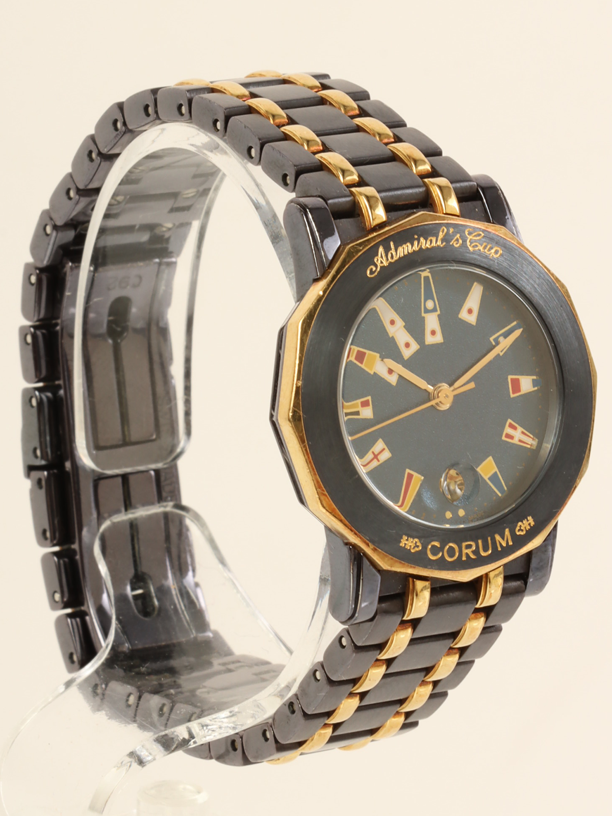 CORUM アドミラルズカップ ガンブルー／ゴールド｜VINTAGE QOO