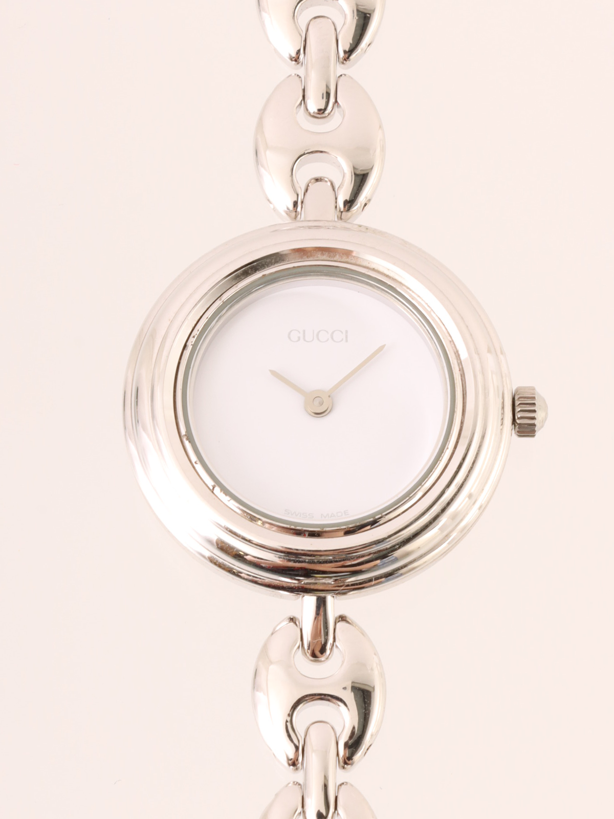 品質満点 GUCCI メタリックチェンジベゼルウォッチ 6カラー／シルバー 時計