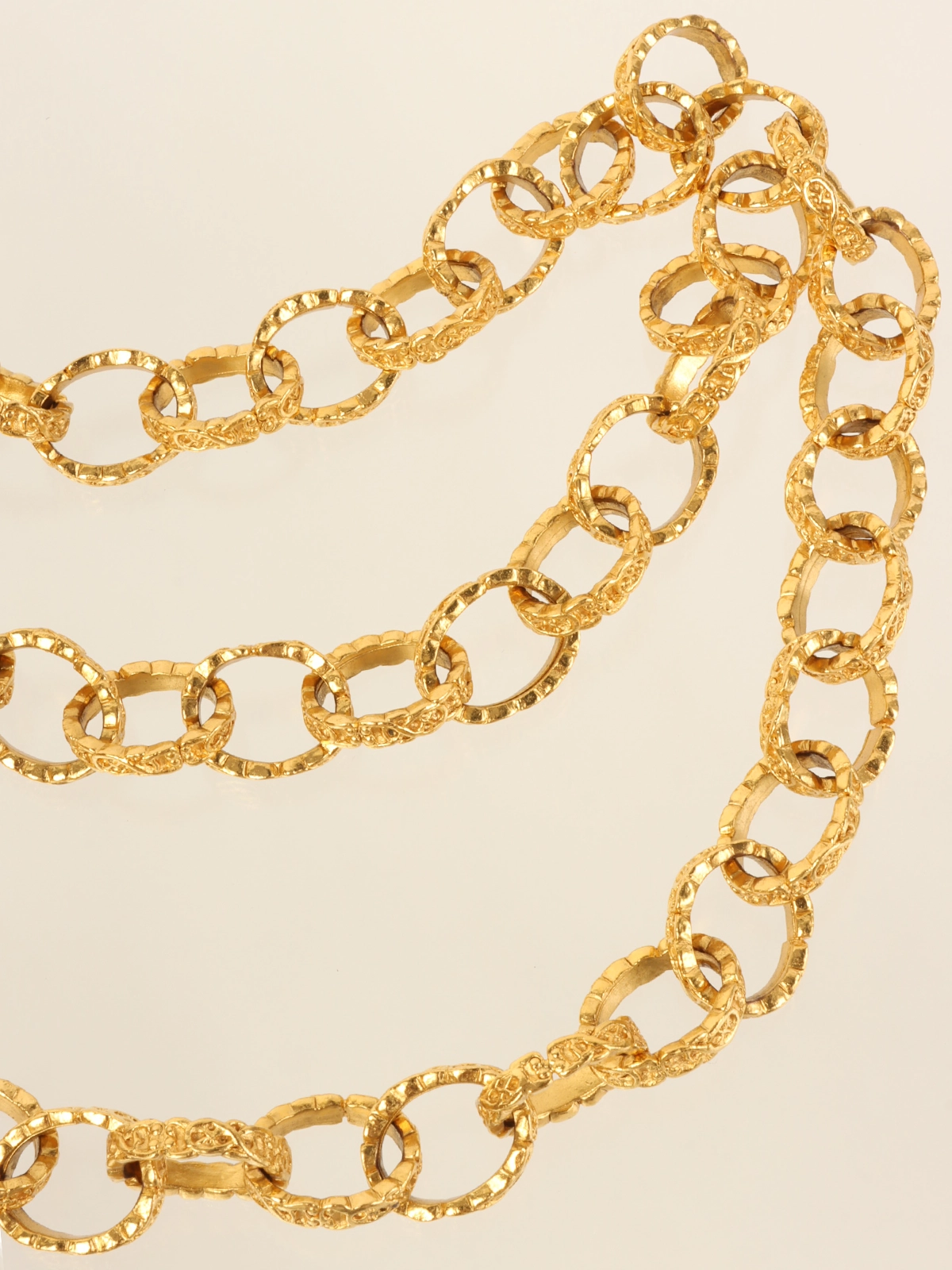 CHANEL ゴールドロゴ ヴィンテージTシャツ カメリア付き 80年代