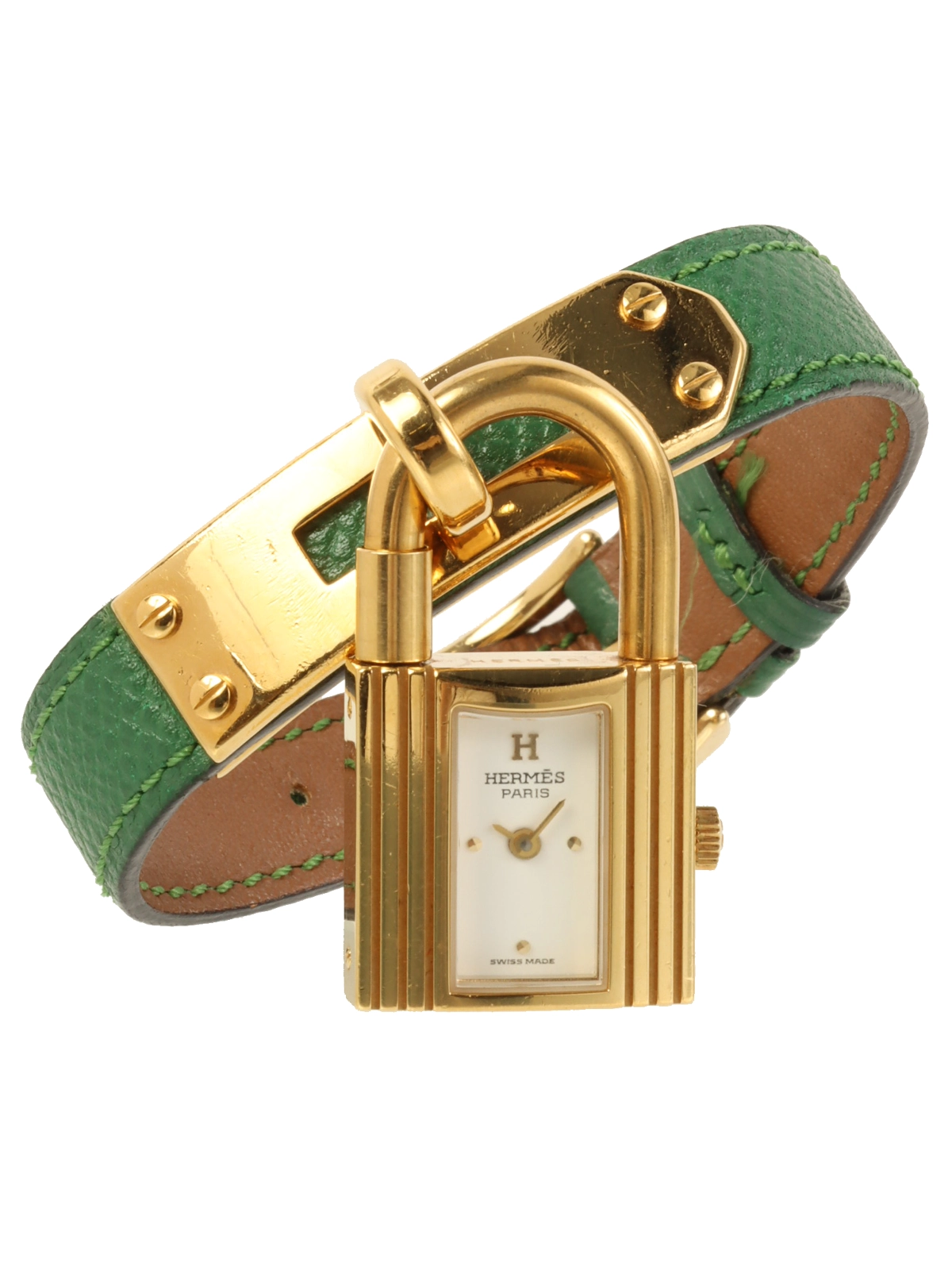 HERMES ケリーウォッチ グリーン|VINTAGE QOO TOKYO HERMES ケリーウォッチ グリーン|VINTAGE QOO TOKYO