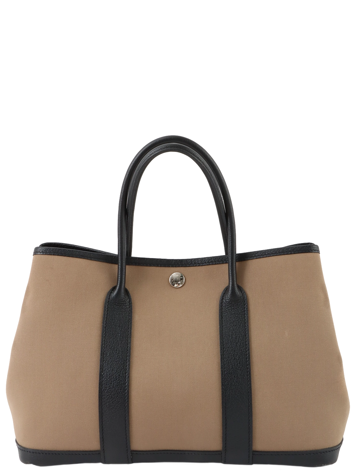お買い得商店街 HERMES 2014年製 チャイ／ブラック ガーデンパーティTPM バッグ