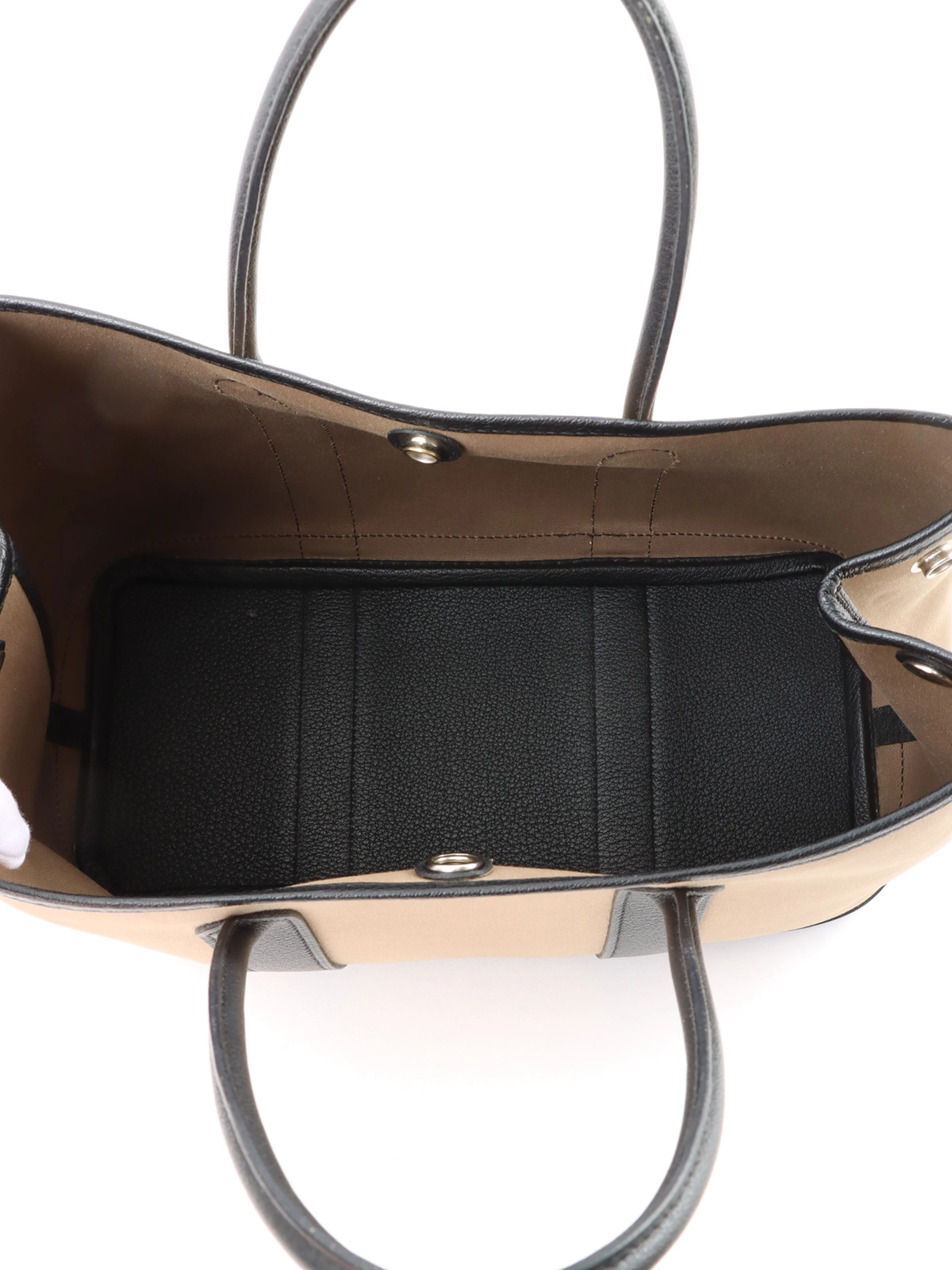 HERMES 2014年製 ガーデンパーティTPM チャイ／ブラック
