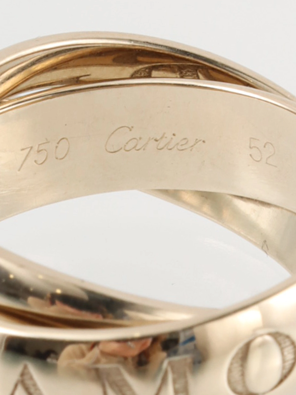 優待特典一覧 CARTIER 1998年クリスマス限定18Kトリニティリング ゴールド アクセサリー