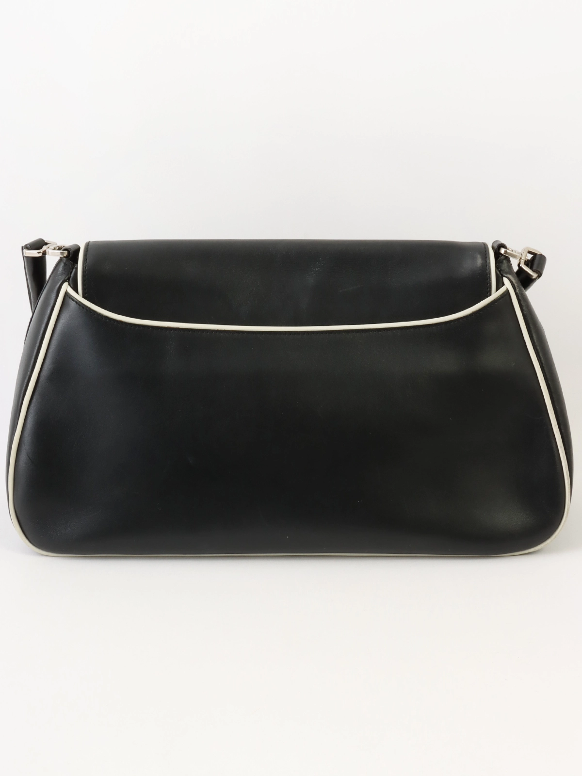 プラダ PRADA レザー トート バッグ トライアングルロゴ