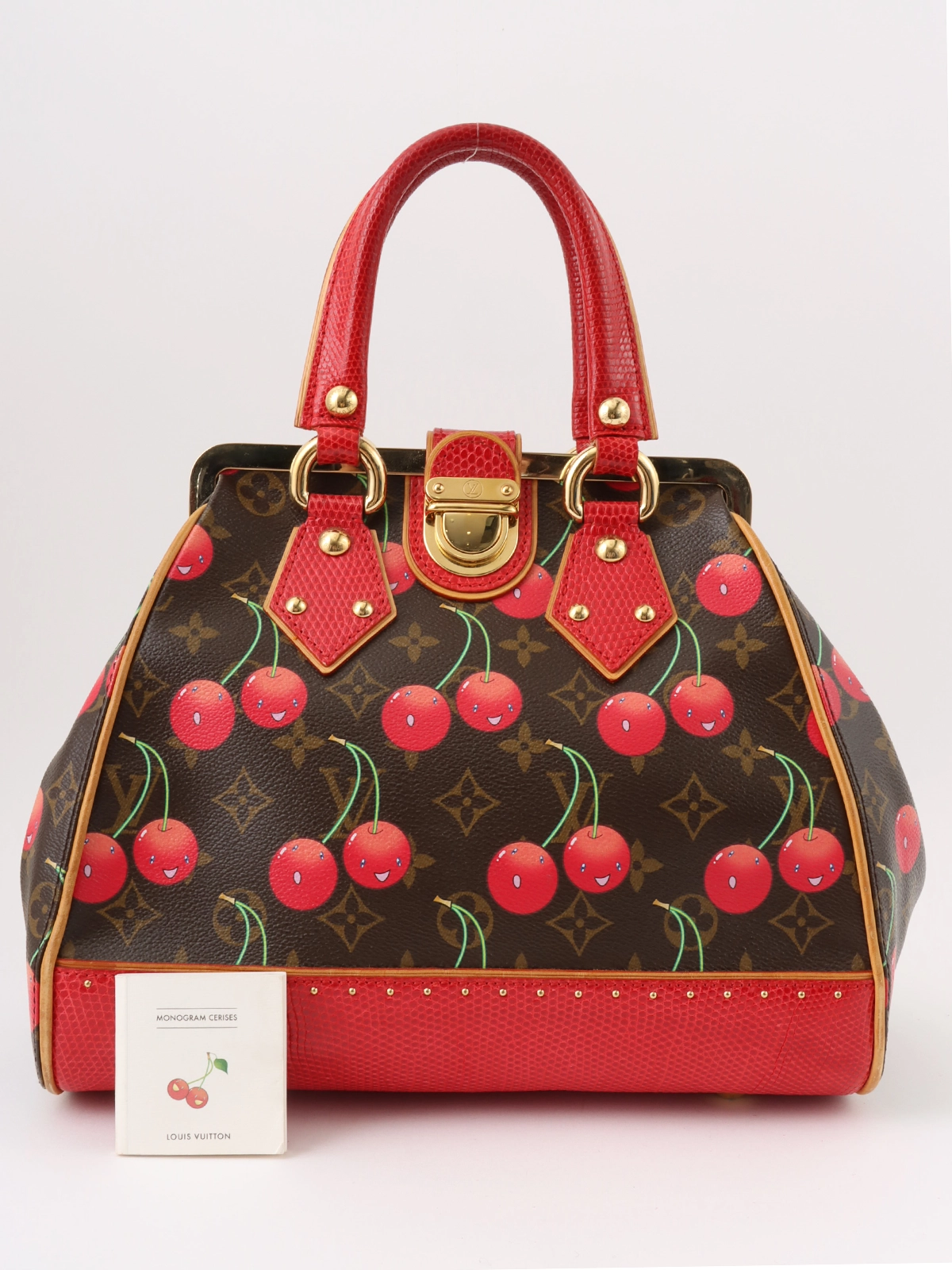 村上隆コラボ☆Louis Vuitton☆チェリー クッサン PM LV × TM クッサン PM モノグラム・デニム｜ルイ・ヴィトン 公式