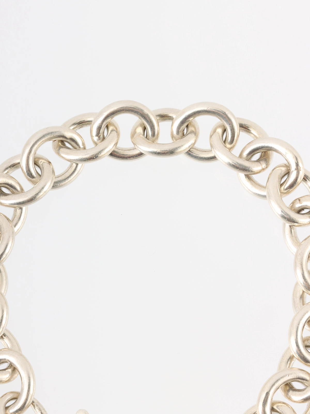 VINTAGE TIFFANY & CO. 14K Gold Textured Chain Bracelet