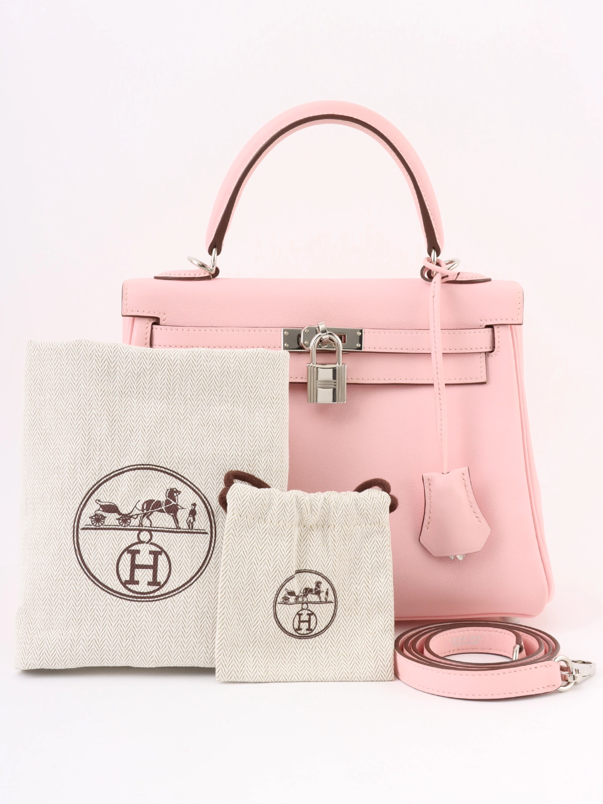 HERMES 2014年製 ケリー25 ローズサクラ｜VINTAGE QOO TOKYO