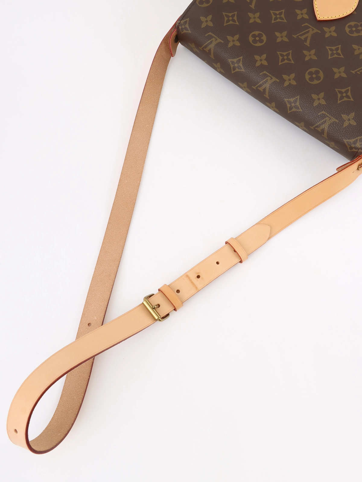 Louis Vuitton カルトシエール モノグラムキャンバス ブラウン LOUIS VUITTON 1989年製 キャンバスモノグラムカルトシエールGM
