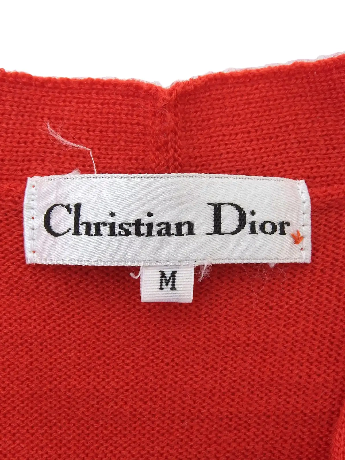 希少80's Christian Dior ドリズラー 刺繍ロゴ ラテ配色
