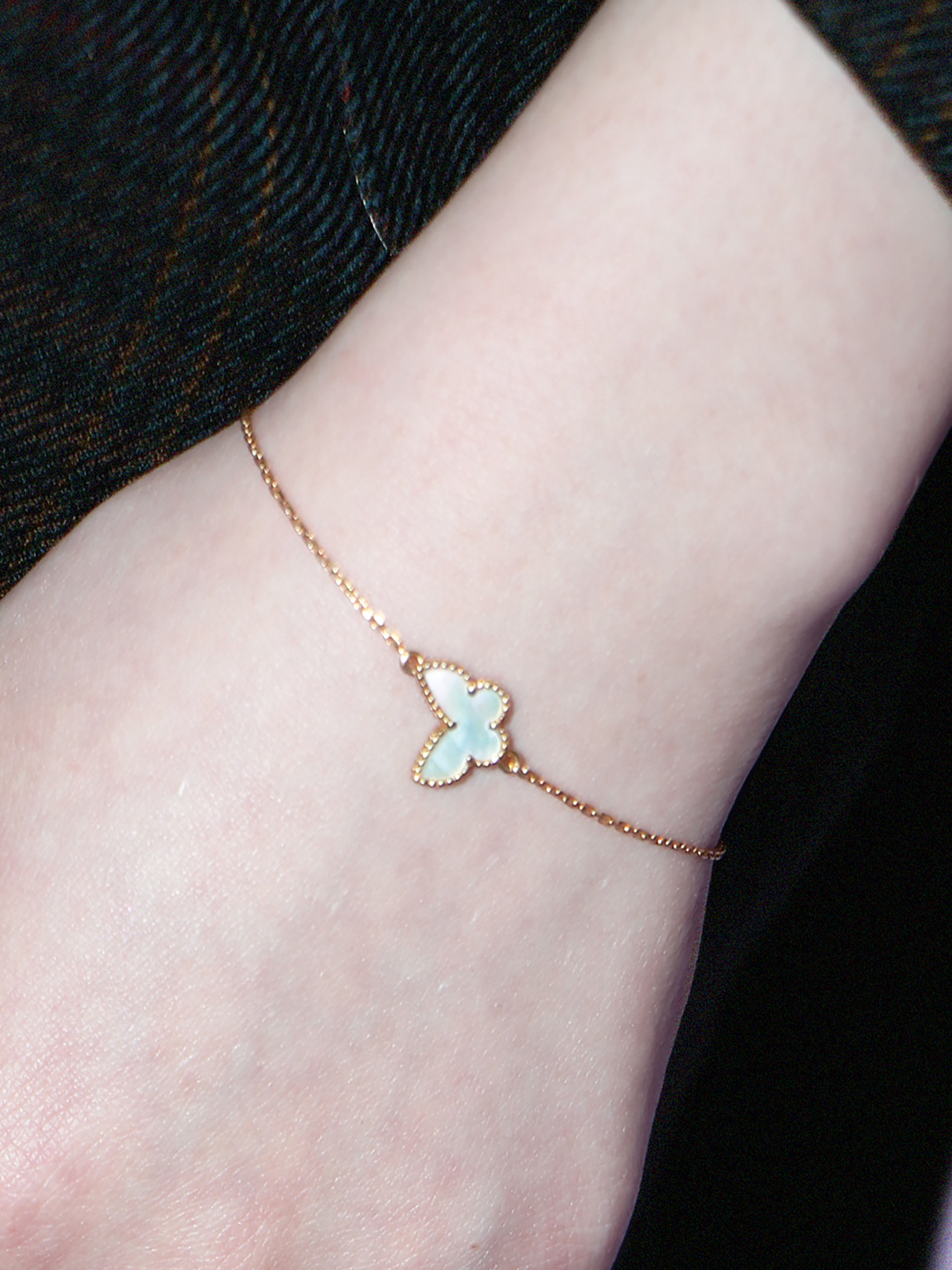 【Van Cleef &Arpels】スウィート パピヨン ブレスレット18K VAN CLEEF & ARPELS 18Kスウィートパピヨンブレスレット