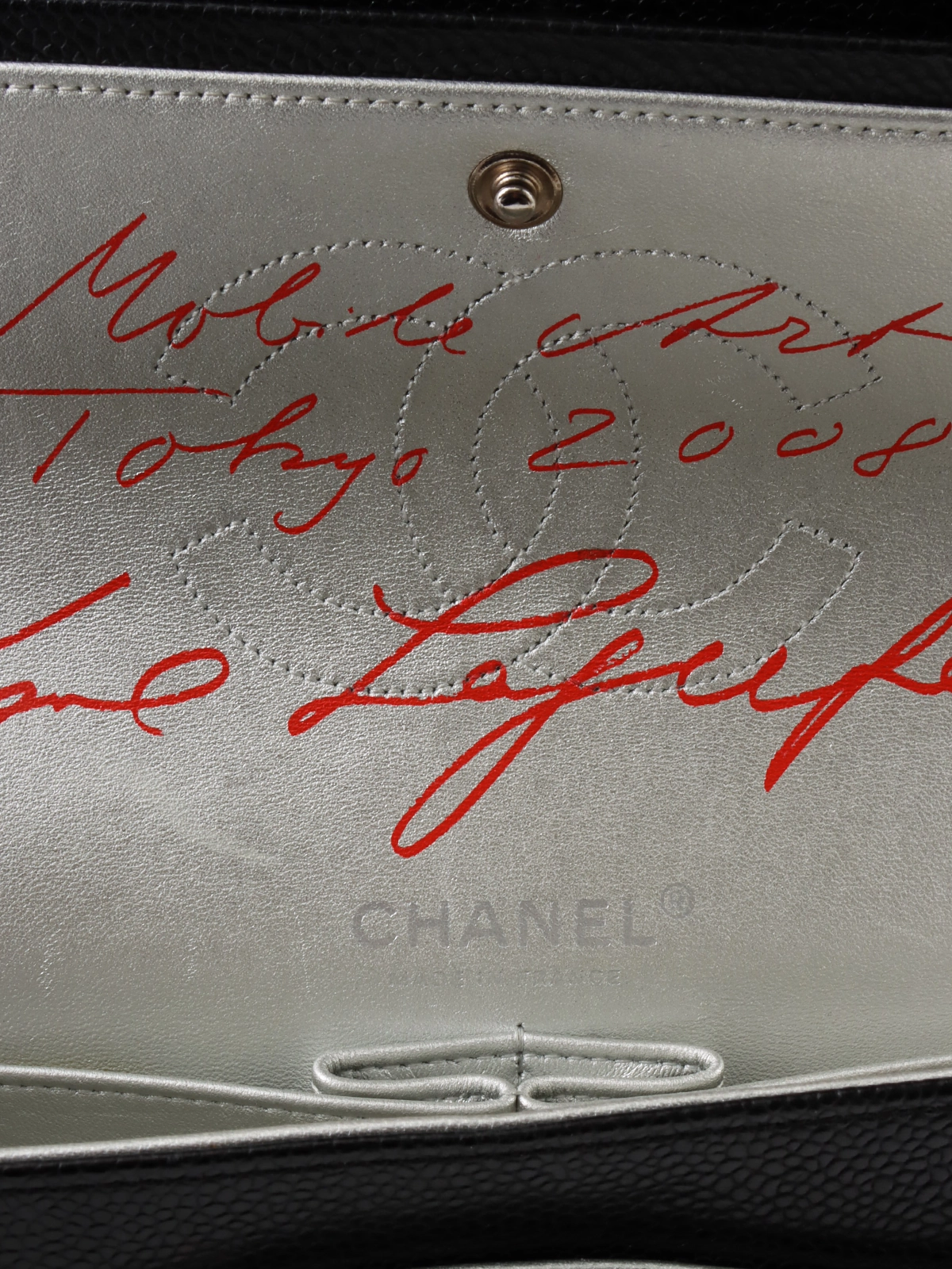 CHANEL 2008年製 東京モバイルアート限定キャビアスキン