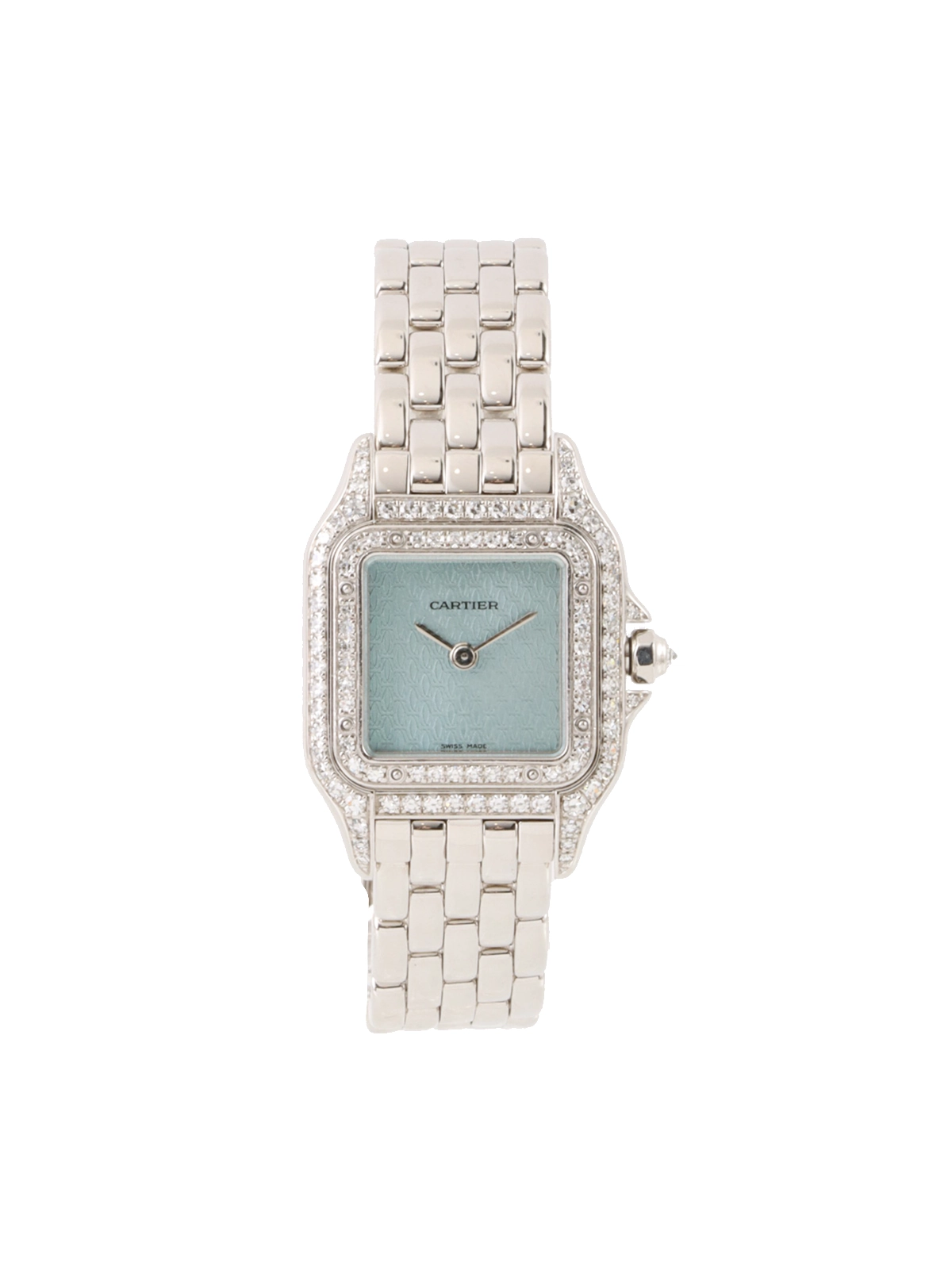 ◆VINTAGE◆【Cartier】ヒンドゥ Cartier Must de Cartier Quartz Vendome 18K Plaque Leather