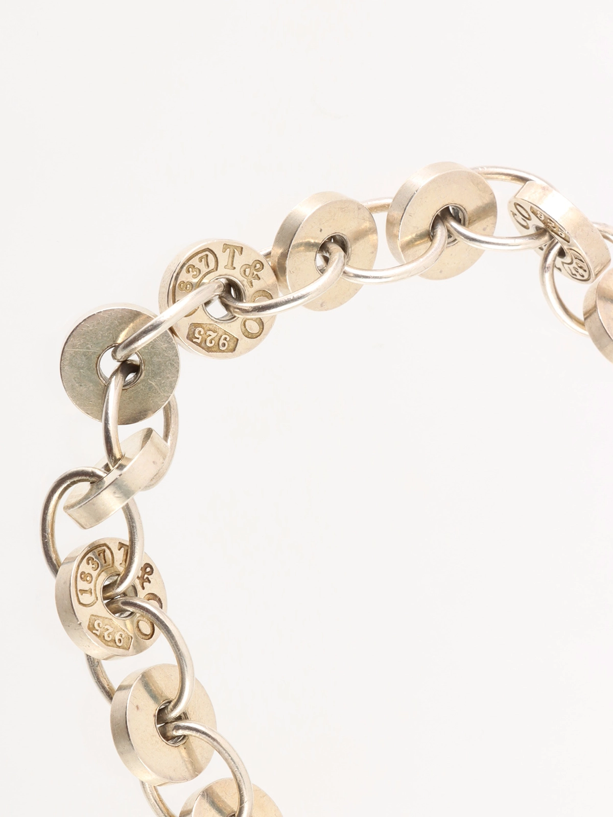 ビンテージ　ティファニー　サークルリングブレスレット　シルバー VINTAGE TIFFANY & CO. Twist Circle Link Bracelet Sterling