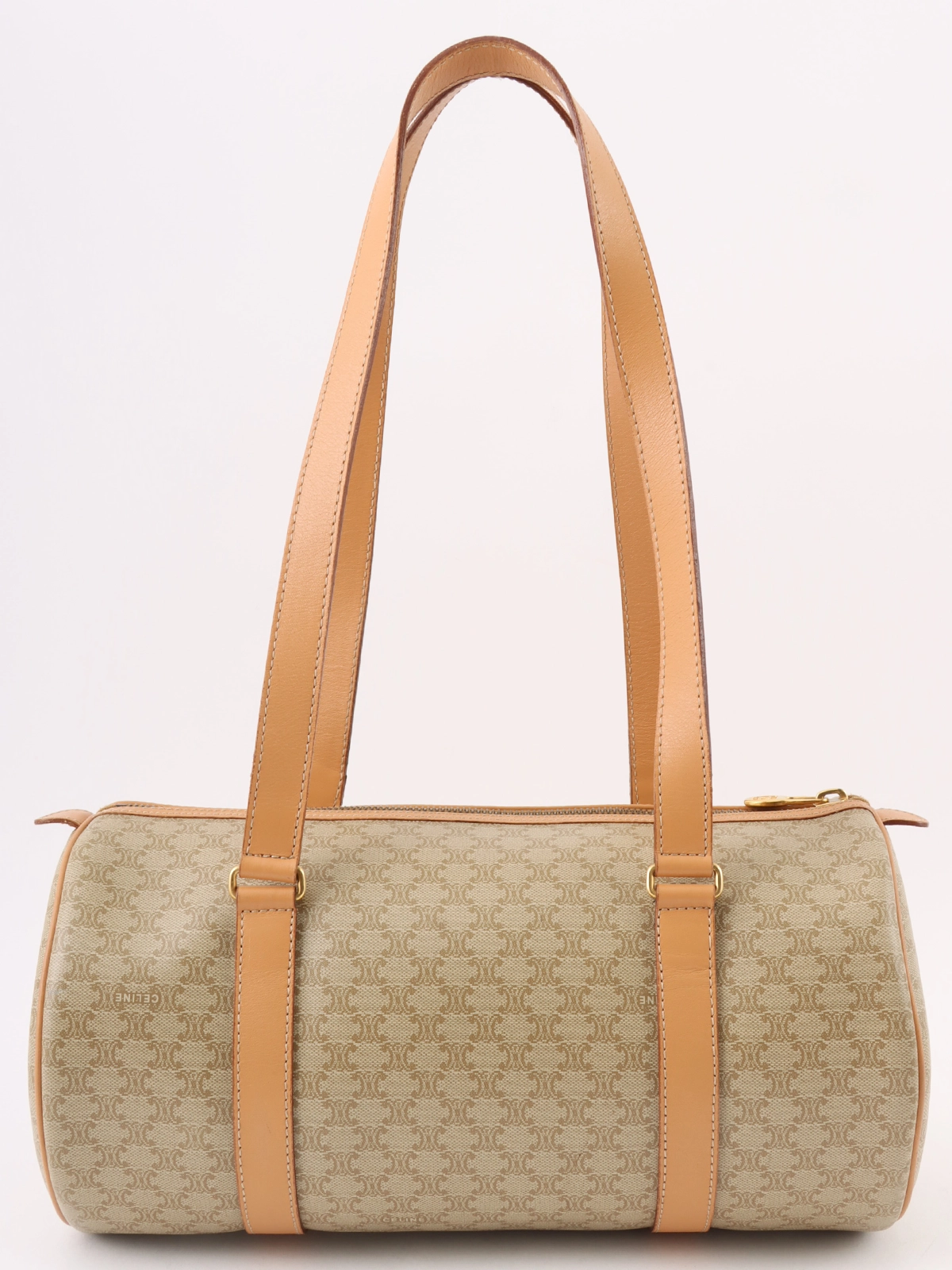CELINE セリーヌ マカダム ターンロック チャーム レザー 2way