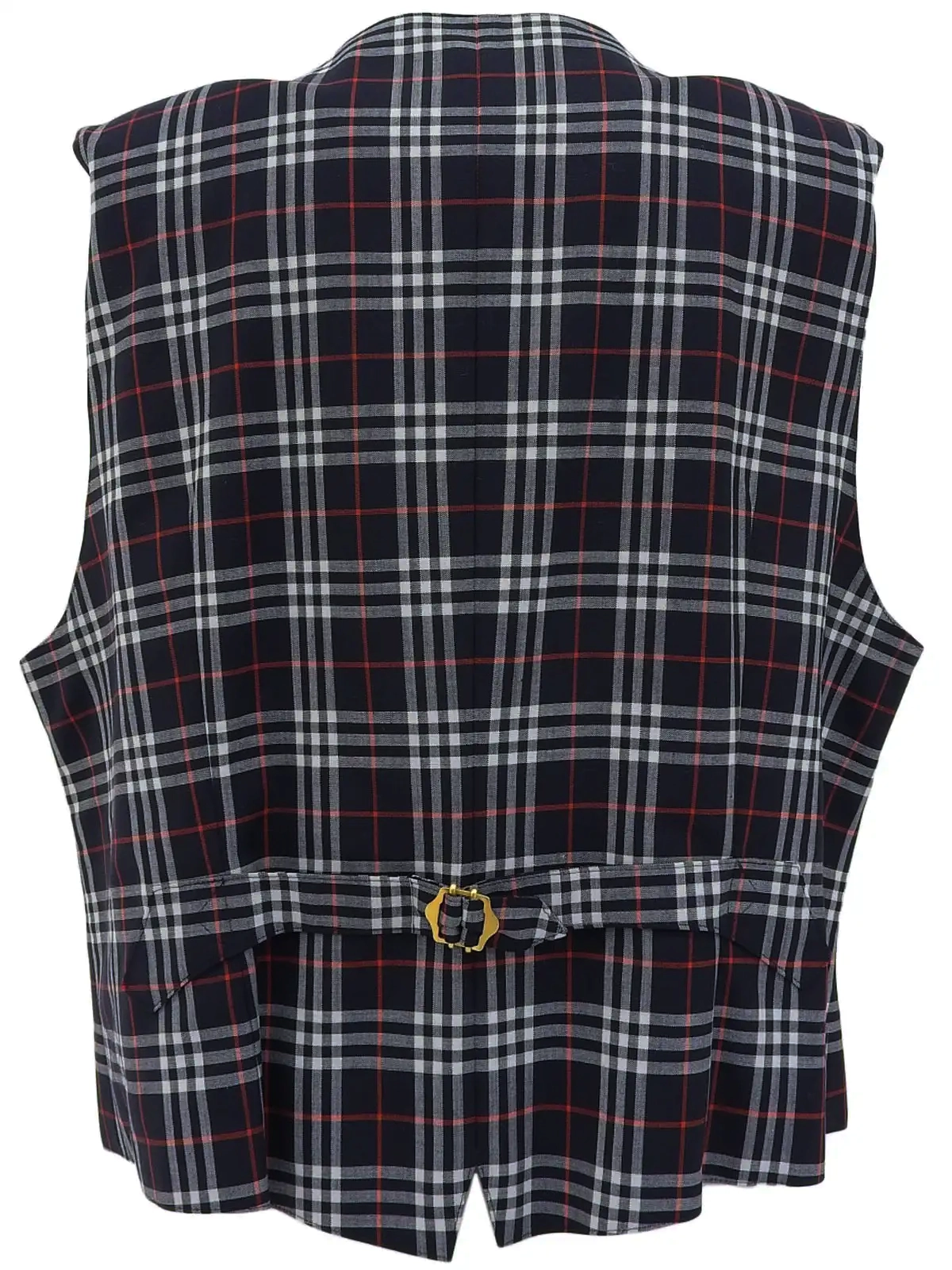 0914-36-F BURBERRY バーバリー ダウンベスト ノバチェック ダウン80% フェザー20% キッズ 子供服 160A 黒 - メルカリ