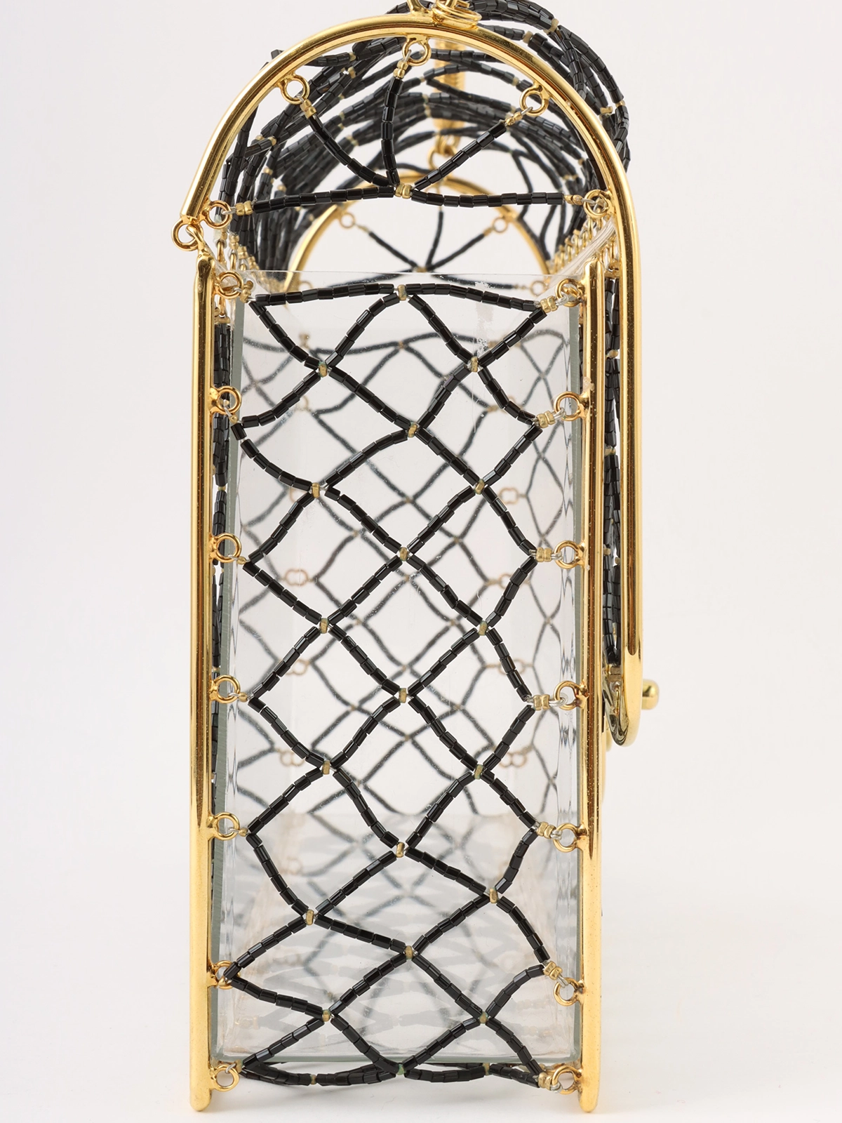 CHANEL ビーズマトラッセCCターンロックチェーンショルダー