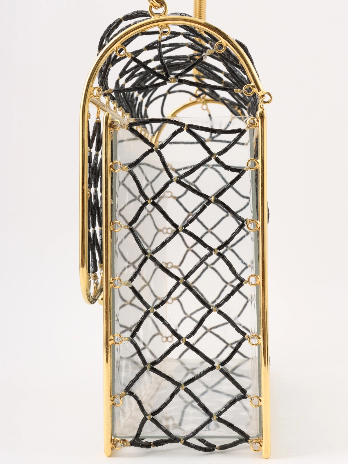CHANEL ビーズマトラッセCCターンロックチェーンショルダー
