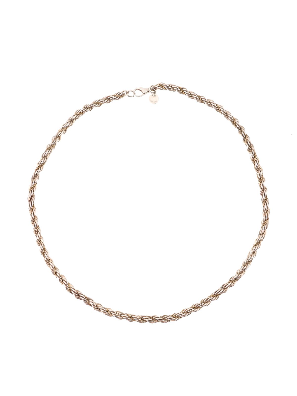 TIFFANY & CO. 18K925ツイストロープチェーンネックレス