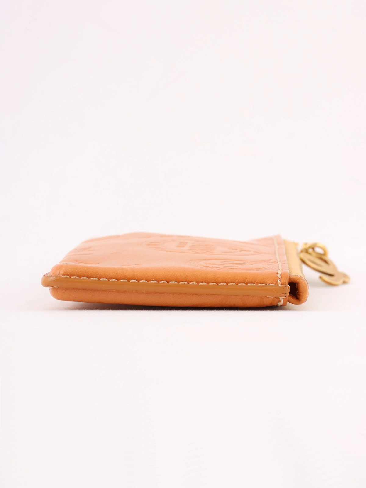 LOEWE レザーアイコンエンボスペンケース ベージュ｜VINTAGE QOO