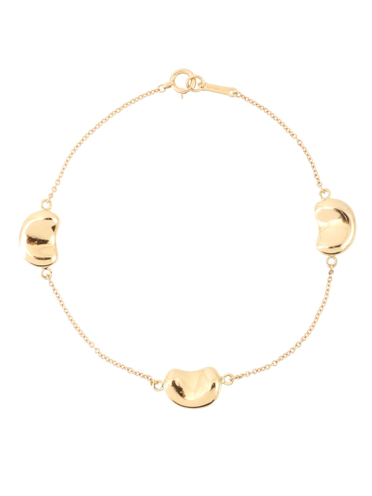 TIFFANY & CO. 18Kビーンズブレスレット ゴールド｜VINTAGE QOO