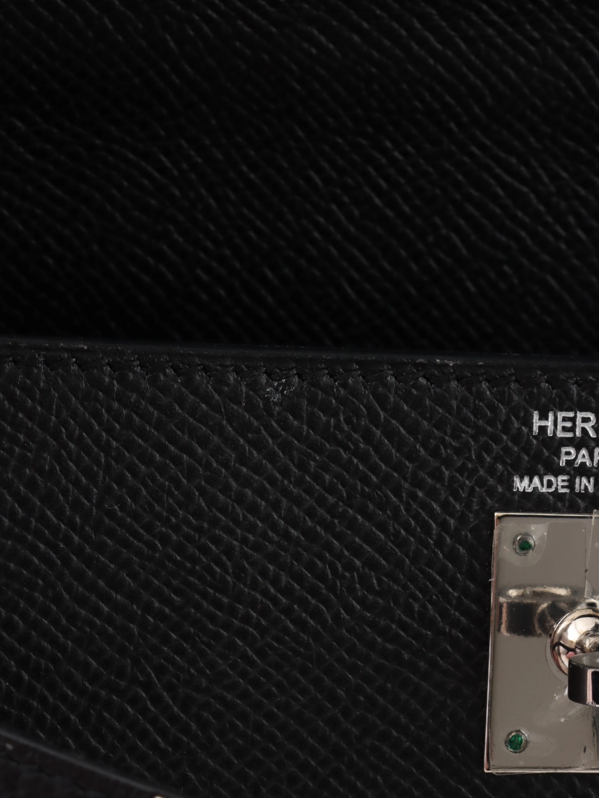 HERMES 2008年製 ケリー25 ブラック｜VINTAGE QOO TOKYO