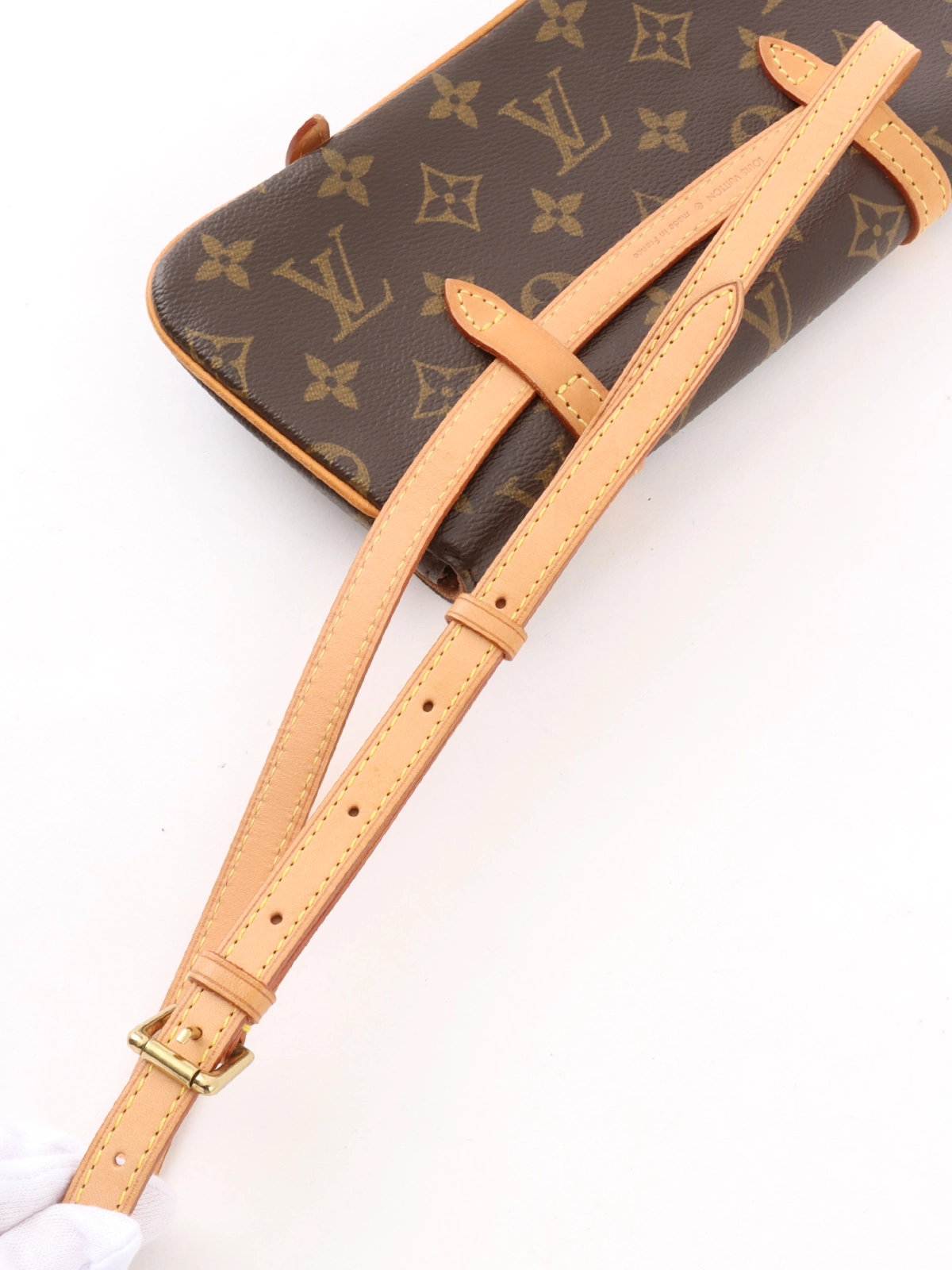 LOUIS VUITTON 2005年製 キャンバスモノグラムポシェットマレル